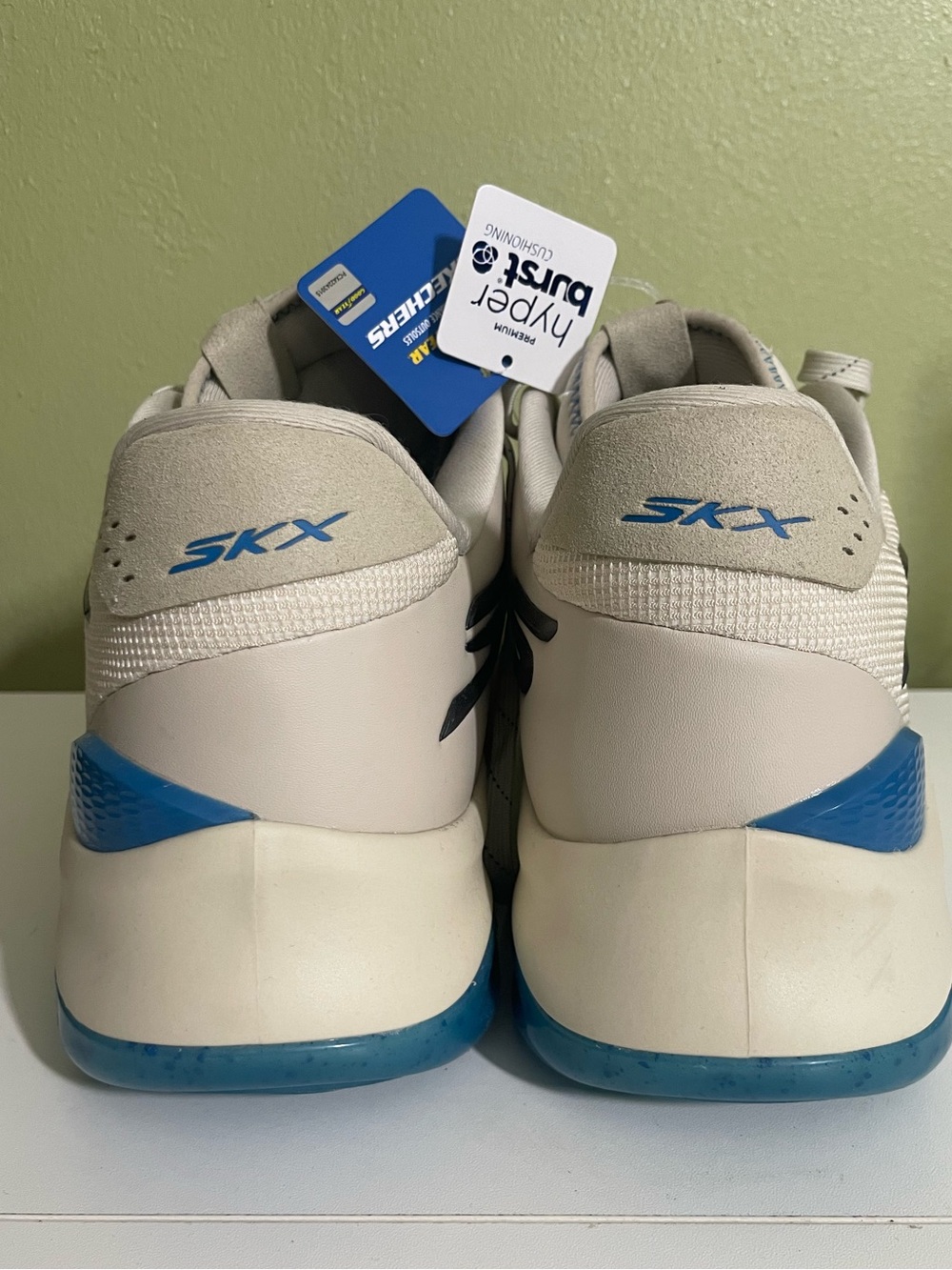 Skechers SKX Float Men's Athletic Shoes Size 14 White Blue Goodyear Rubber Sole - Picture 4 of 12